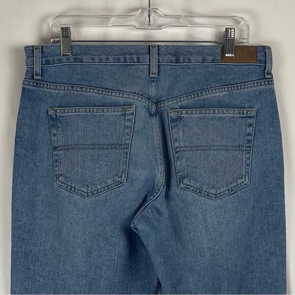 Tommy Hilfiger Boyfriend Mid Rise Straight Leg Blue Jeans Size 33 - Picture 5 of 10